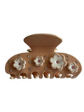Peach Flower Baby Sweetheart Clip