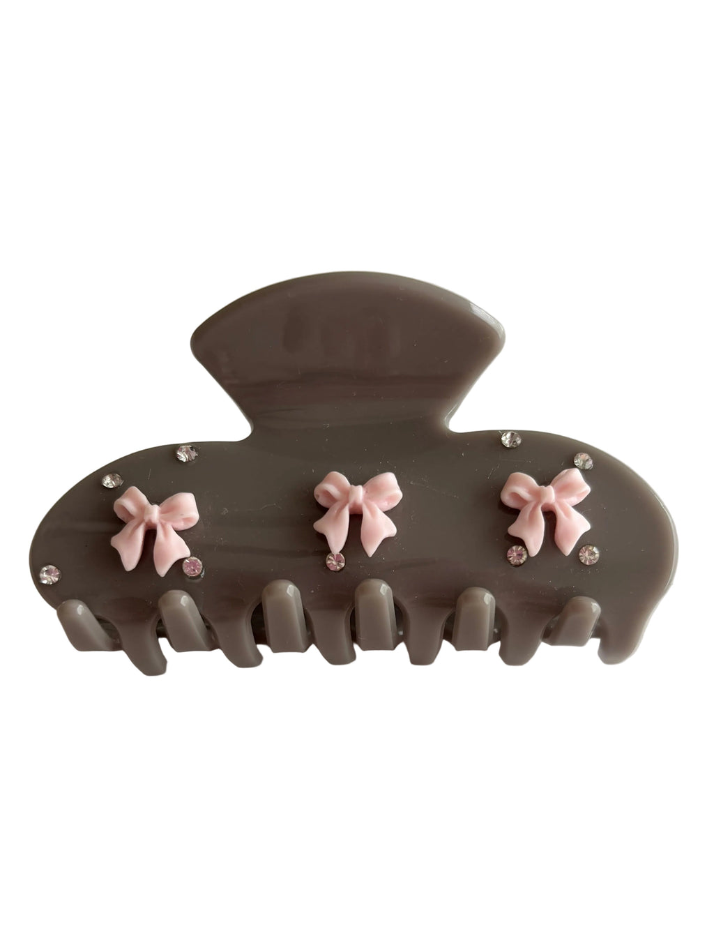 The Gray Darling Bow Clip