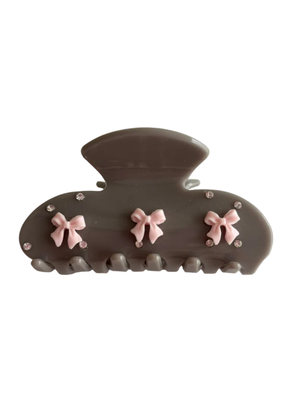 The Gray Darling Bow Clip