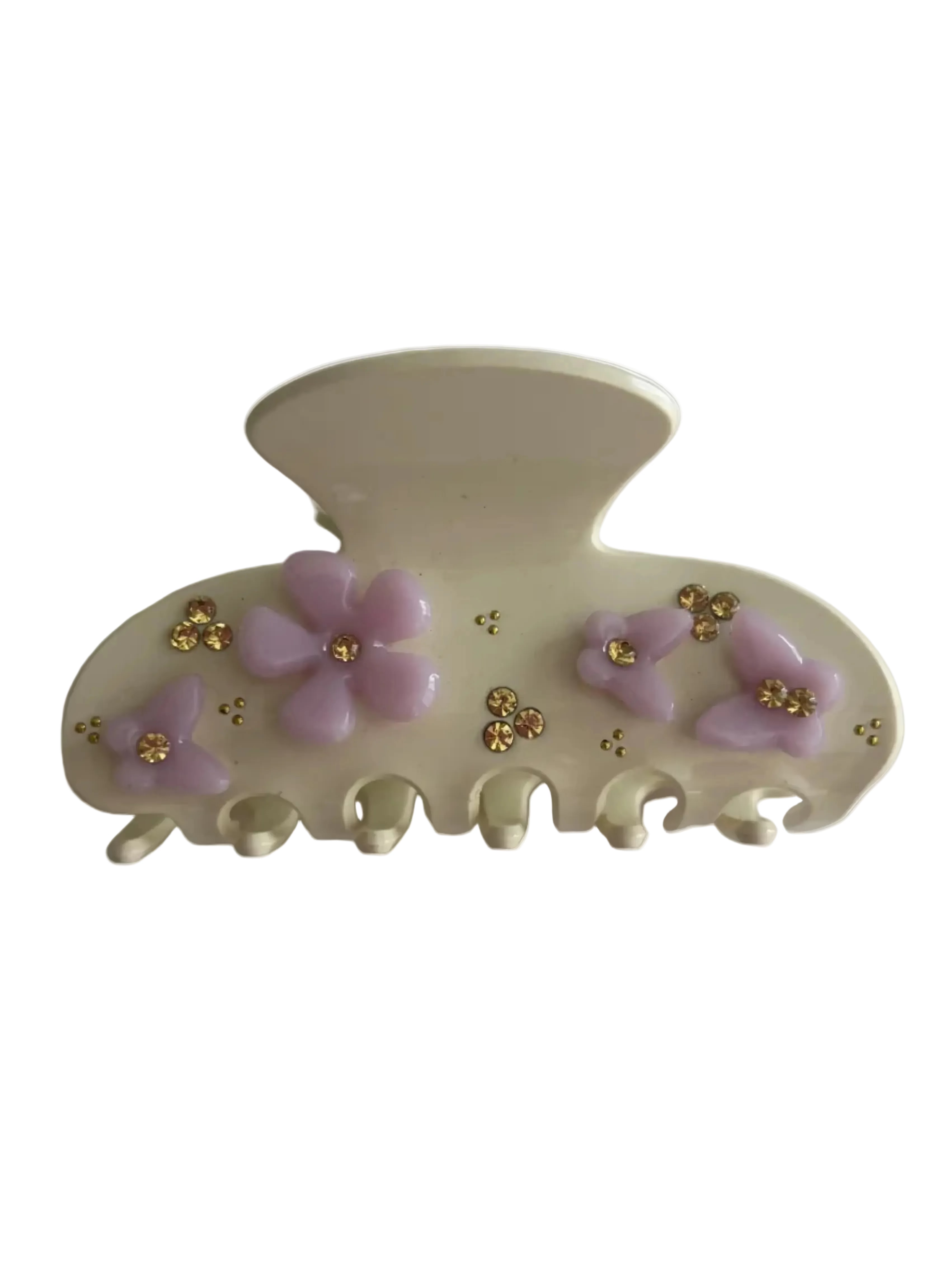 Lilac and Butterflies Sweetheart Clip